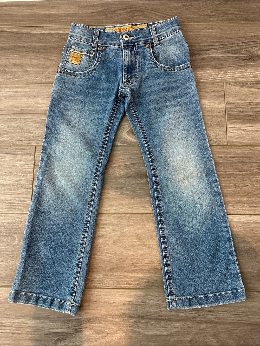 Cinch Men's Light Blue Bootcut Jeans
